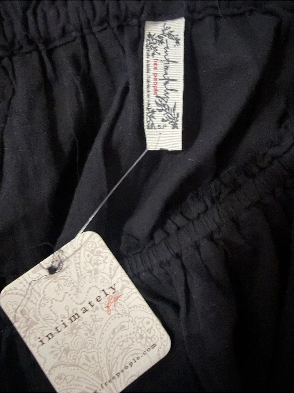Free People Sundown Balloon Sleeve Black Bodysuit - Size Small New With Tags